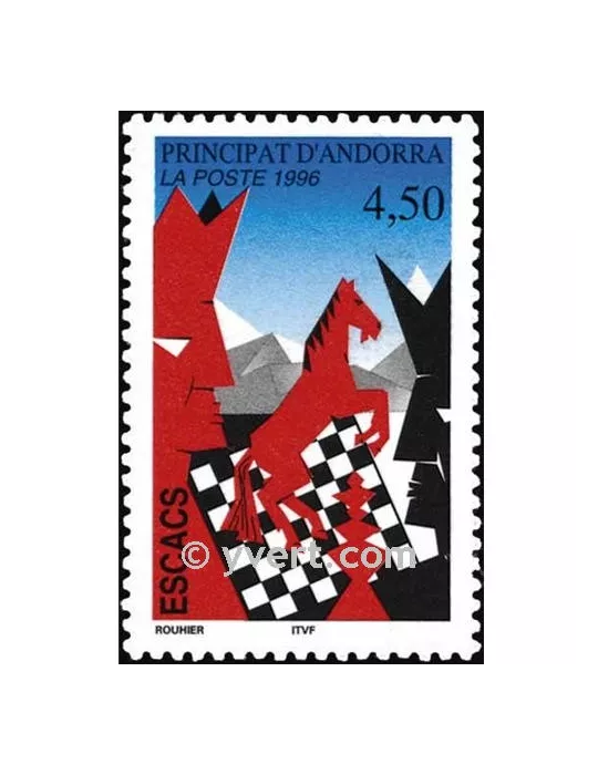 n° 477 -  Timbre Andorre Poste