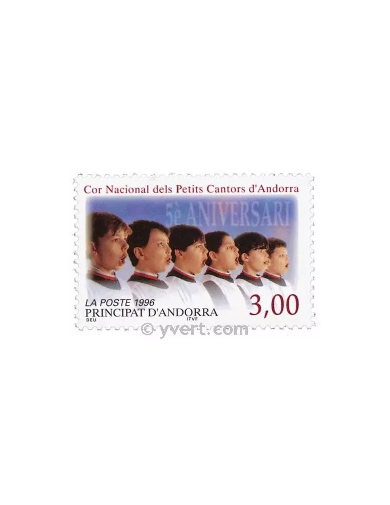 n° 480 -  Timbre Andorre Poste