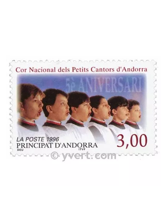 n° 480 -  Timbre Andorre Poste
