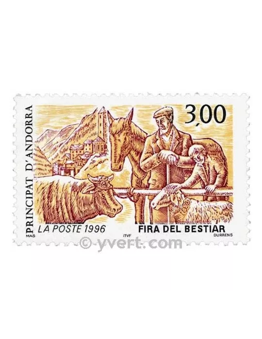 n° 481 -  Timbre Andorre Poste