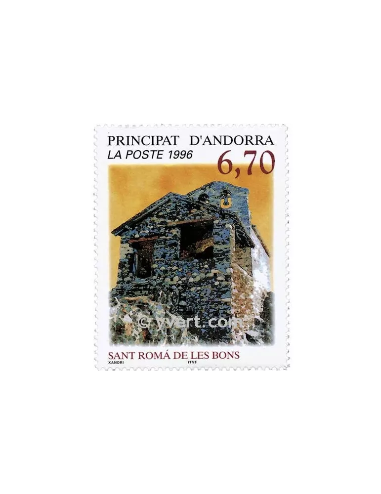 n° 482 -  Timbre Andorre Poste