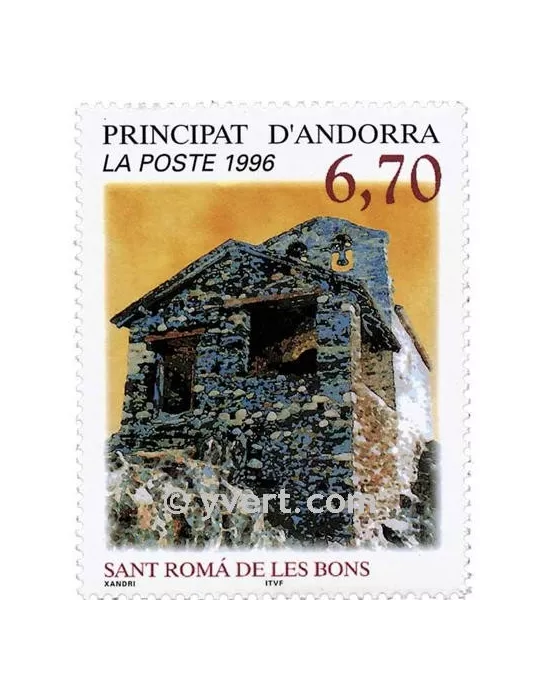 n° 482 -  Timbre Andorre Poste