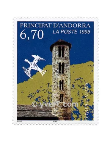 n° 483 -  Timbre Andorre Poste