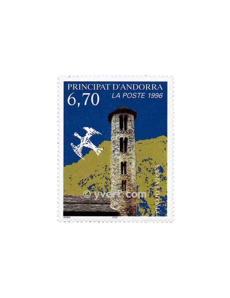 n° 483 -  Timbre Andorre Poste