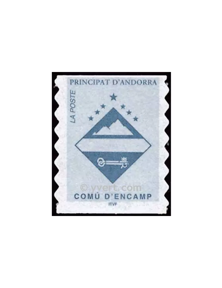 n° 485 -  Timbre Andorre Poste