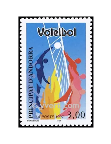 n° 486 -  Timbre Andorre Poste