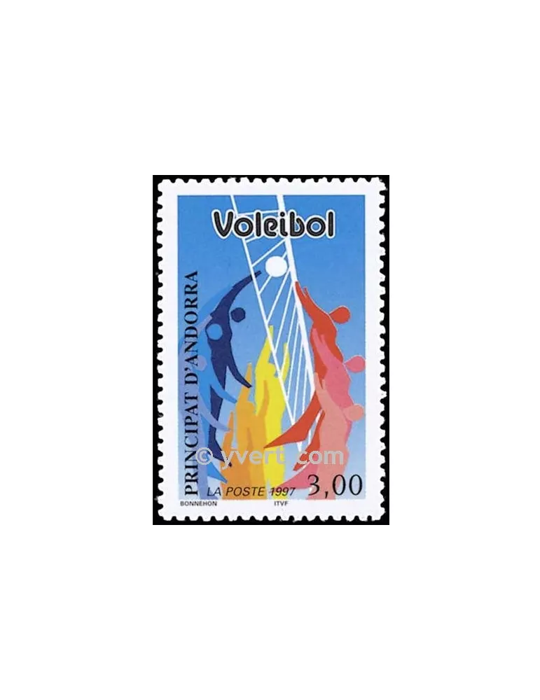 n° 486 -  Timbre Andorre Poste