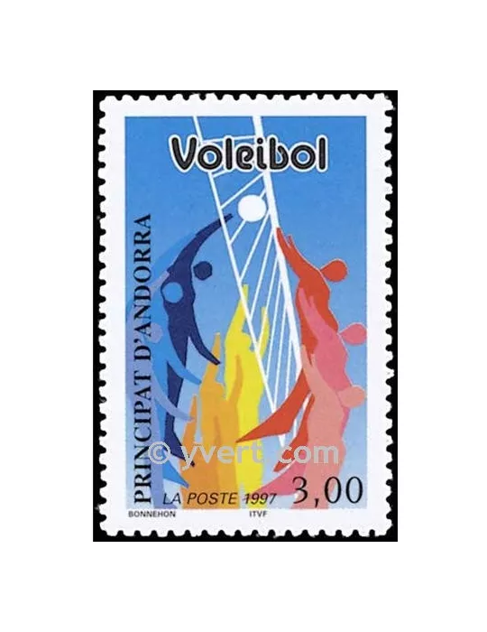 n° 486 -  Timbre Andorre Poste