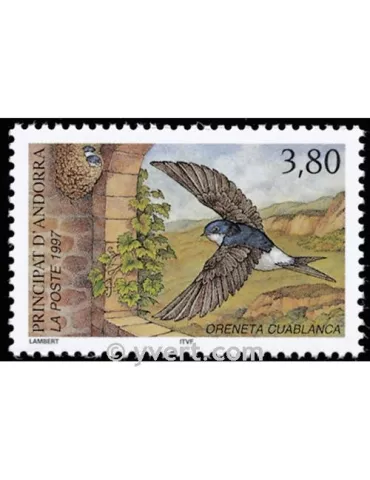 n° 488 -  Timbre Andorre Poste