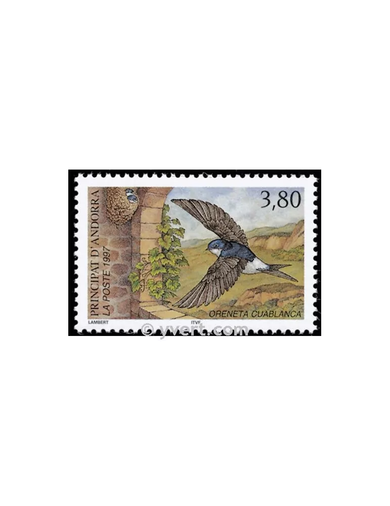 n° 488 -  Timbre Andorre Poste
