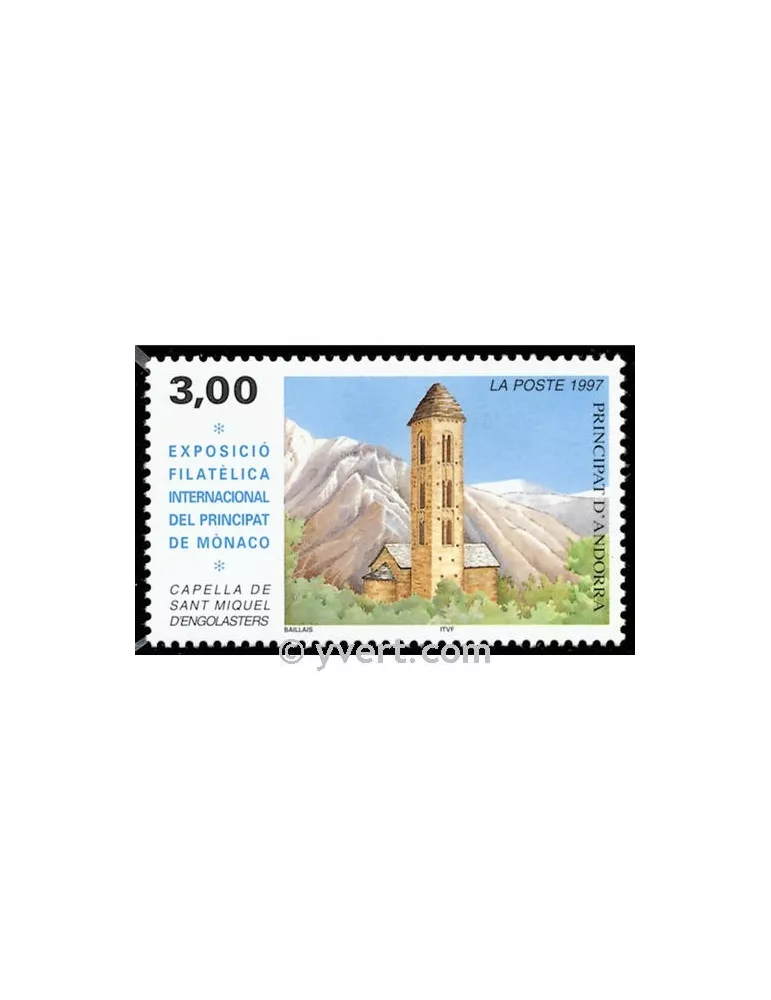 n° 496 -  Timbre Andorre Poste