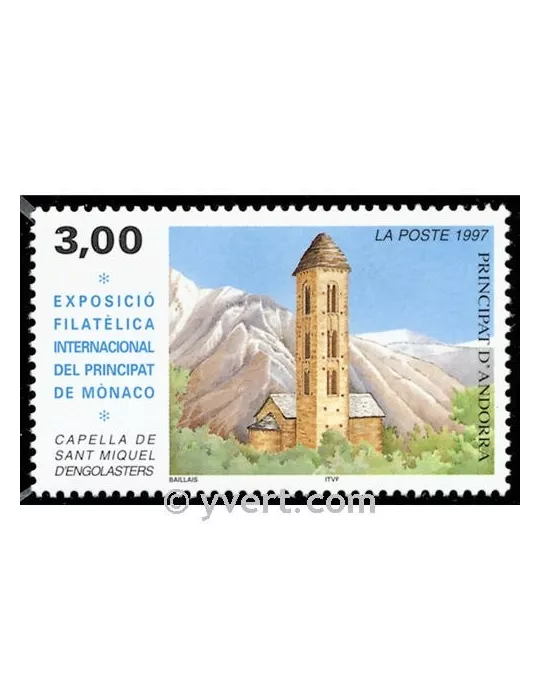 n° 496 -  Timbre Andorre Poste