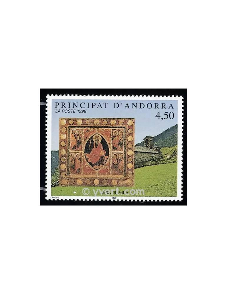 n° 499 -  Timbre Andorre Poste