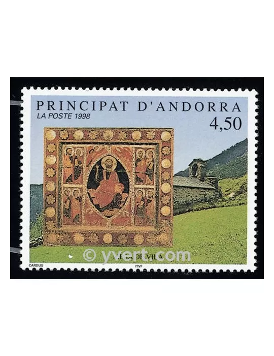 n° 499 -  Timbre Andorre Poste