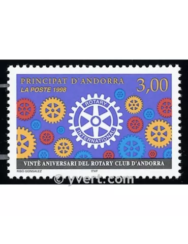 n° 500 -  Timbre Andorre Poste