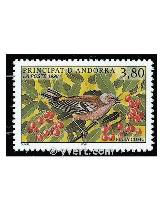 n° 501 -  Timbre Andorre Poste