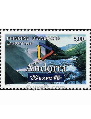 n° 505 -  Timbre Andorre Poste