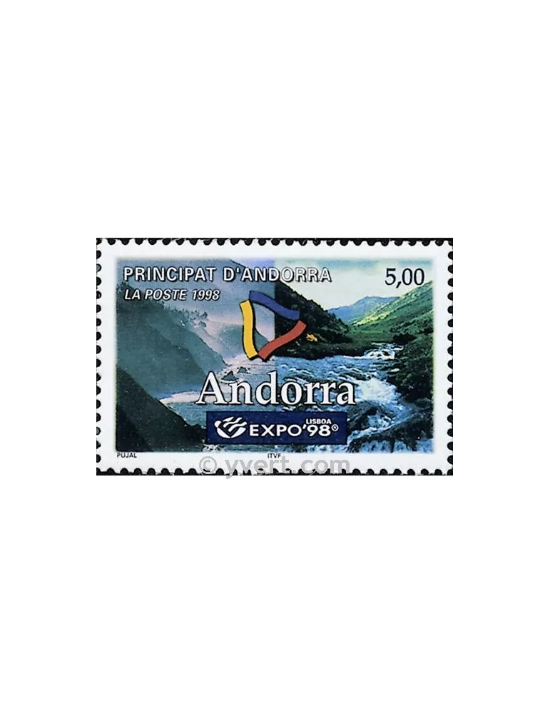 n° 505 -  Timbre Andorre Poste
