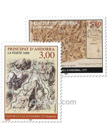 n° 508/509 -  Timbre Andorre Poste
