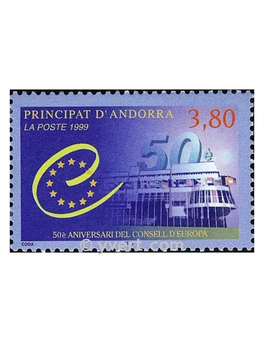n° 515 -  Timbre Andorre Poste