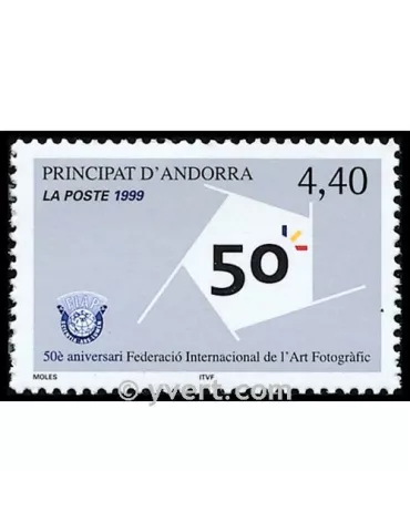 n° 521 -  Timbre Andorre Poste