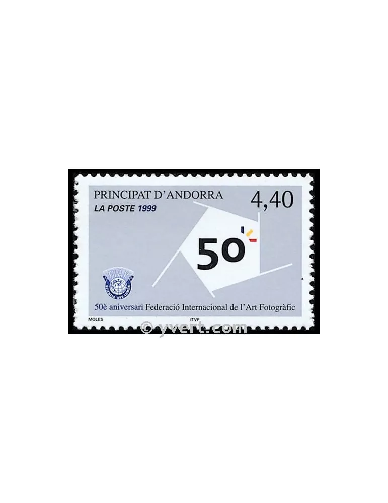 n° 521 -  Timbre Andorre Poste