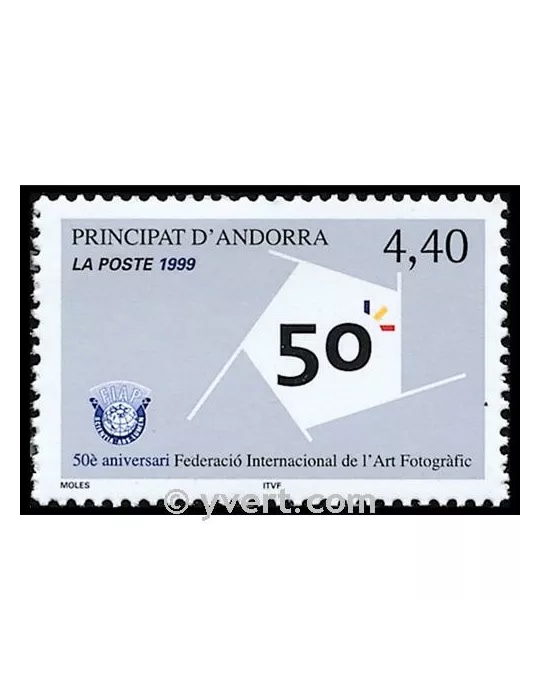 n° 521 -  Timbre Andorre Poste