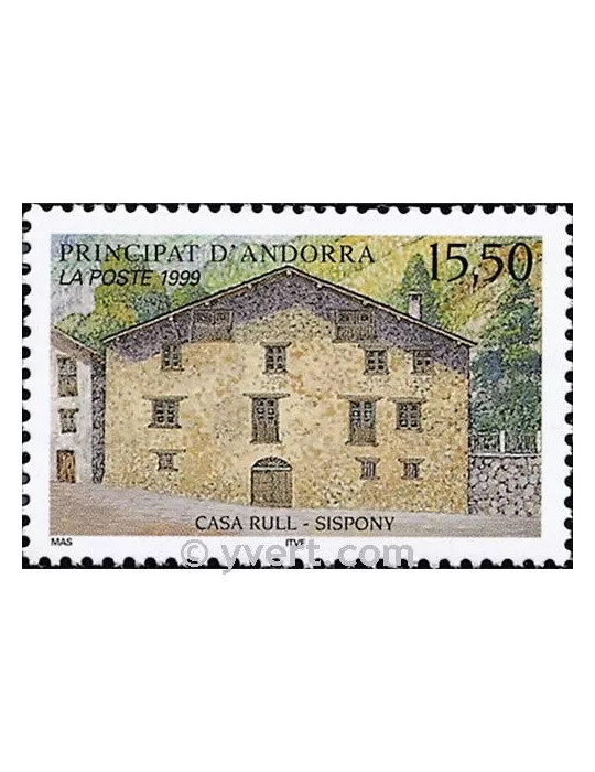 n° 522 -  Timbre Andorre Poste