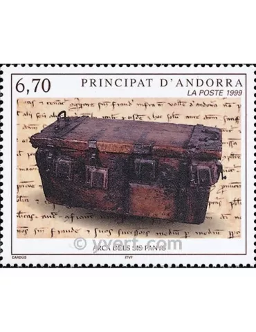n° 523 -  Timbre Andorre Poste