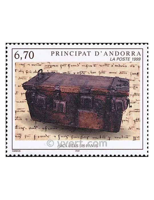 n° 523 -  Timbre Andorre Poste