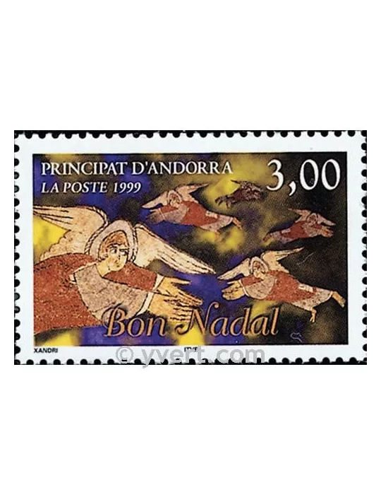n° 524 -  Timbre Andorre Poste