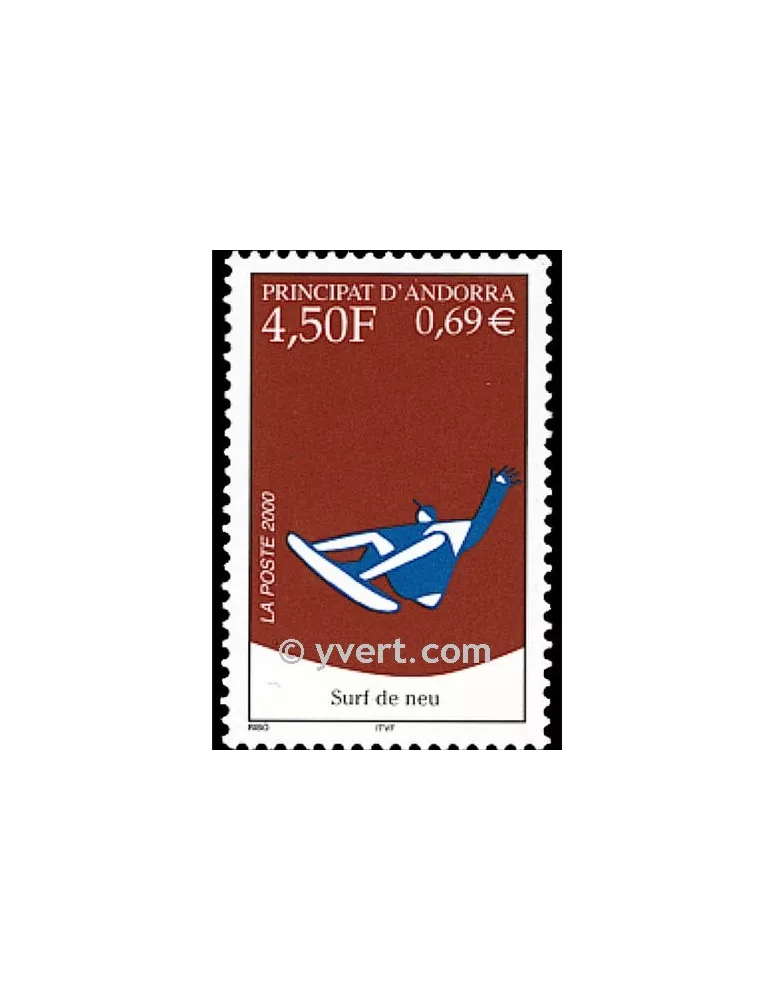 n° 526 -  Timbre Andorre Poste