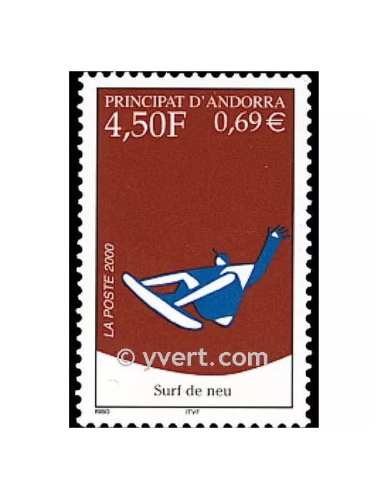 n° 526 -  Timbre Andorre Poste