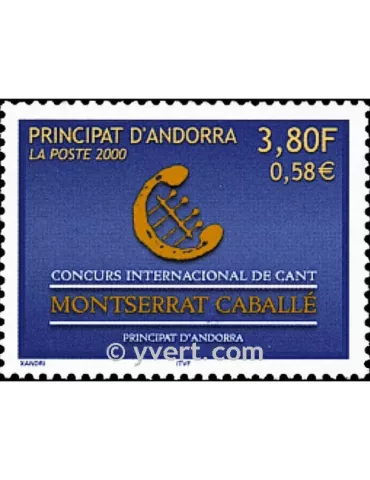 n° 527 -  Timbre Andorre Poste