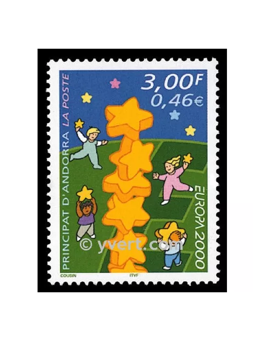n° 529 -  Timbre Andorre Poste