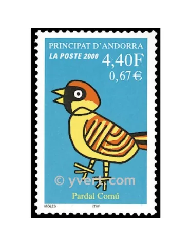 n° 533 -  Timbre Andorre Poste