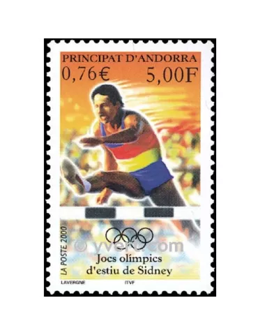 n° 534 -  Timbre Andorre Poste