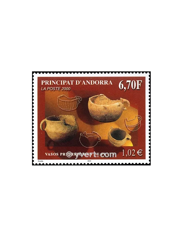 n° 538 -  Timbre Andorre Poste