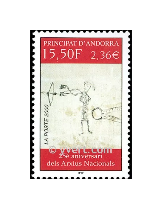 n° 539 -  Timbre Andorre Poste