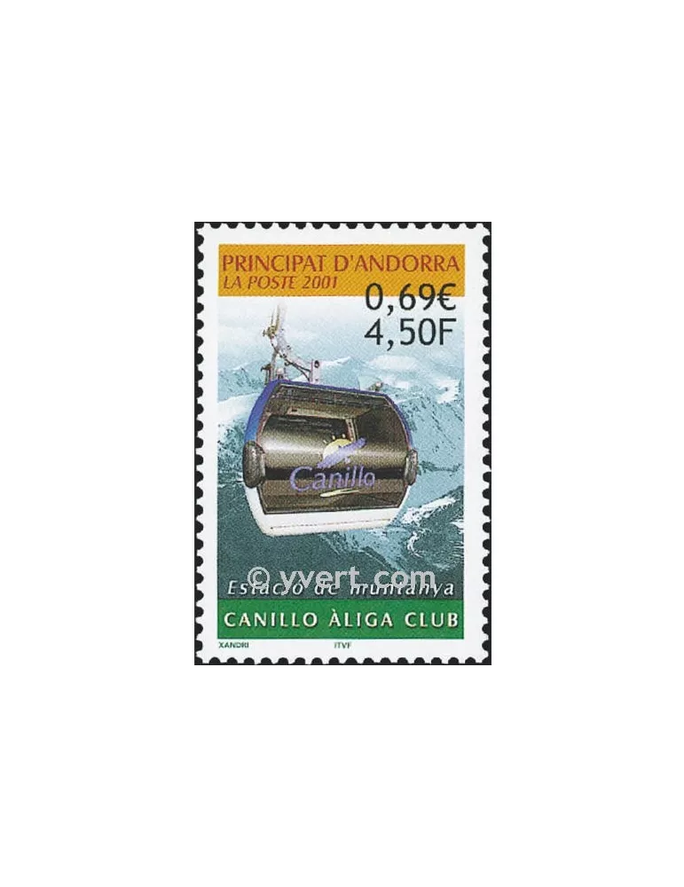 n° 540 -  Timbre Andorre Poste