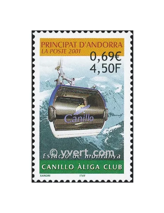 n° 540 -  Timbre Andorre Poste