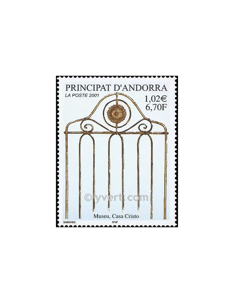 n° 541 -  Timbre Andorre Poste