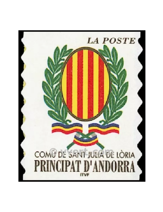 n° 542 -  Timbre Andorre Poste