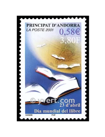 n° 545 -  Timbre Andorre Poste