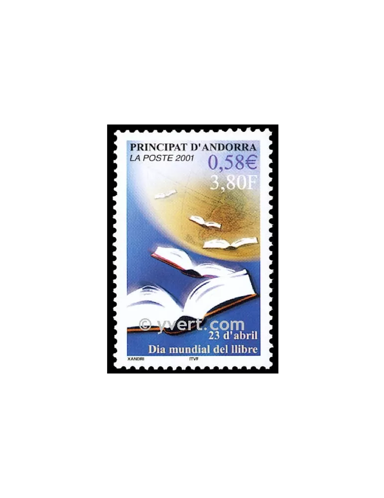 n° 545 -  Timbre Andorre Poste