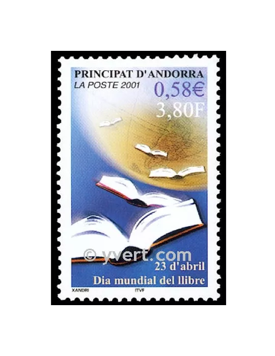 n° 545 -  Timbre Andorre Poste