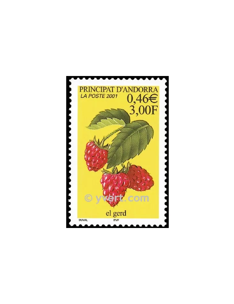 n° 547 -  Timbre Andorre Poste