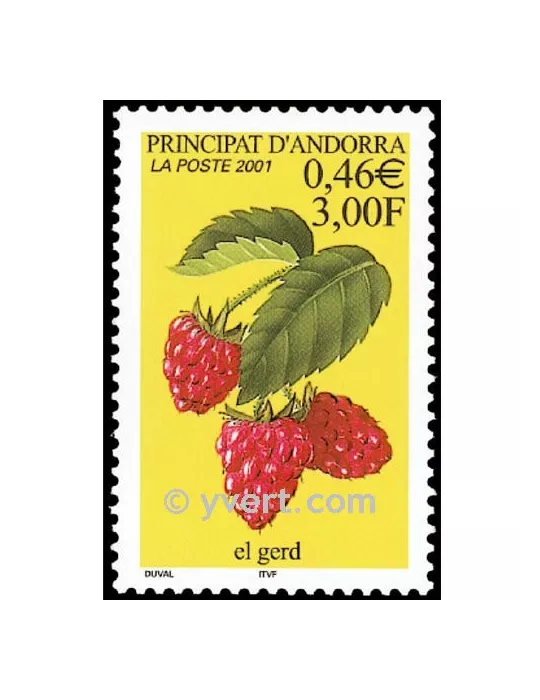 n° 547 -  Timbre Andorre Poste