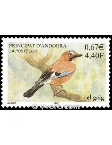 n° 548 -  Timbre Andorre Poste