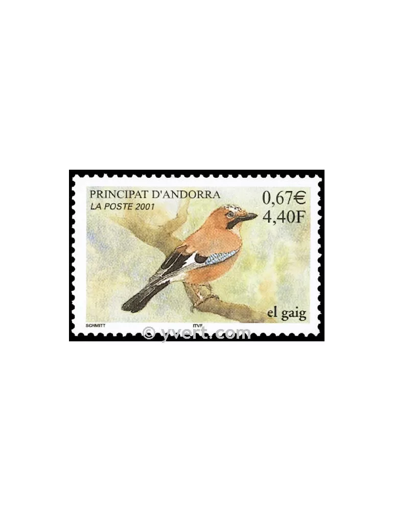 n° 548 -  Timbre Andorre Poste
